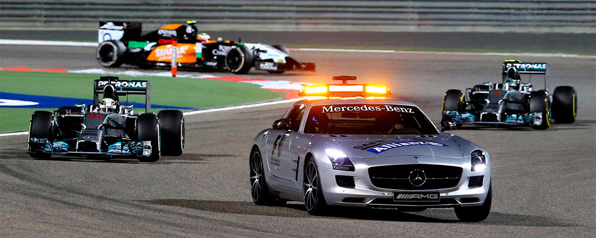 F1 bahrein safety car