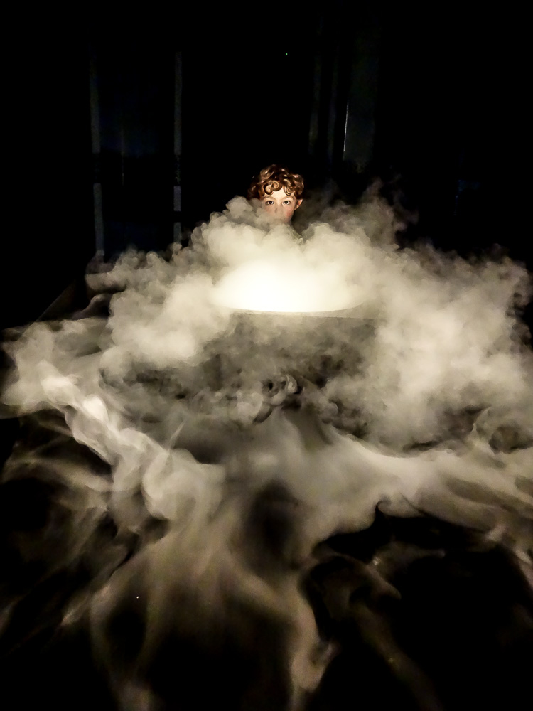 Sony QX10: Jugando con humo - Para la camara, opcion de fotografia nocturna