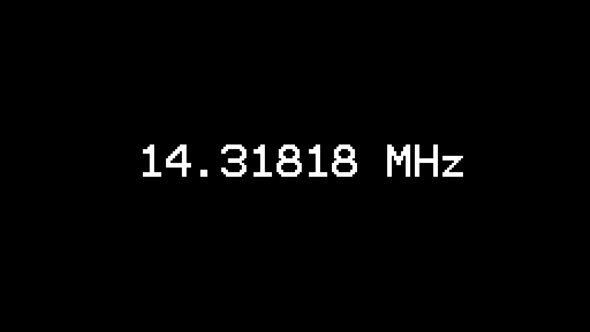 14.31818Mhz