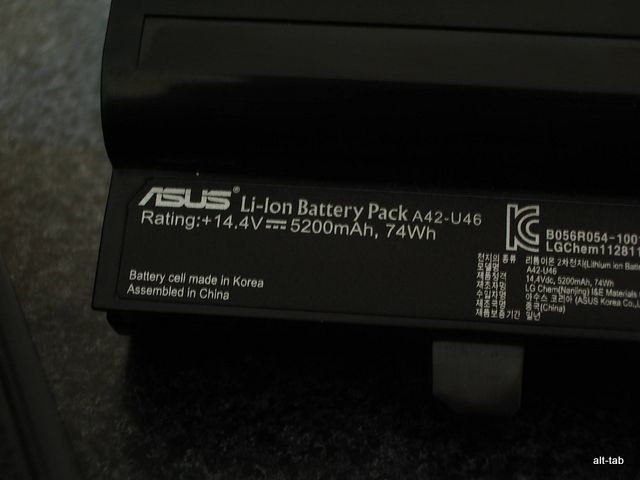 Review notebook Asus U46E-BAL 7