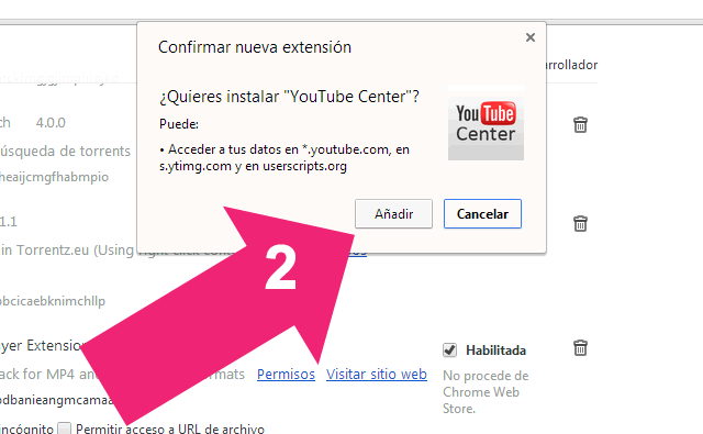 Youtube Center para Chrome