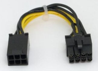 Adaptador de corriente PCI-Express de 8 pines casero