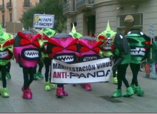 La manifestación de los virus.