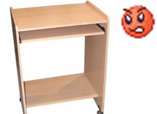 Odio las bandejas para teclado