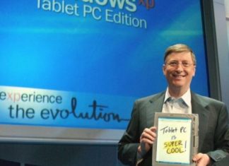 Bill Gates y las tablets en 2001