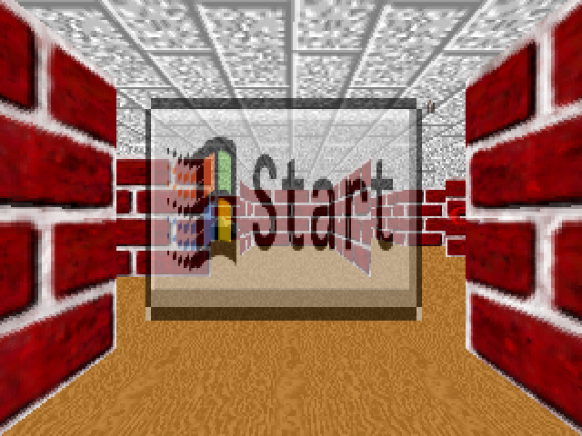 windows 98 maze screensaver gif