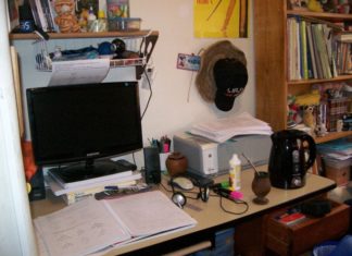 El escritorio de Nadia Siksnys