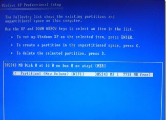Reparar XP cuando no ofrece la opción de reparar.