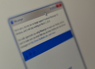 Facebook Messenger para Windows no va más…