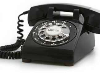 La lenta retirada del teléfono fijo Telefono antiguo