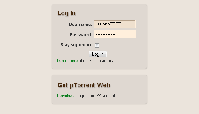 Manejar uTorrent remotamente
