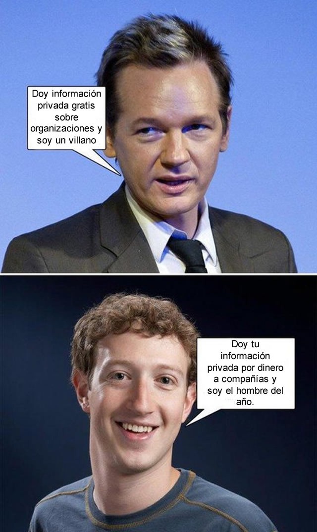 Facebook vs Wikileaks