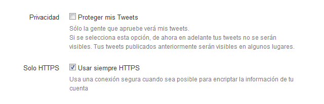 HTTPS en Twitter